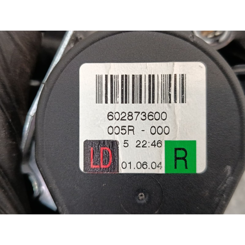 Recambio de cinturon seguridad delantero derecho para smart forfour (454) 1.1 (454.030) referencia OEM IAM 602873600  