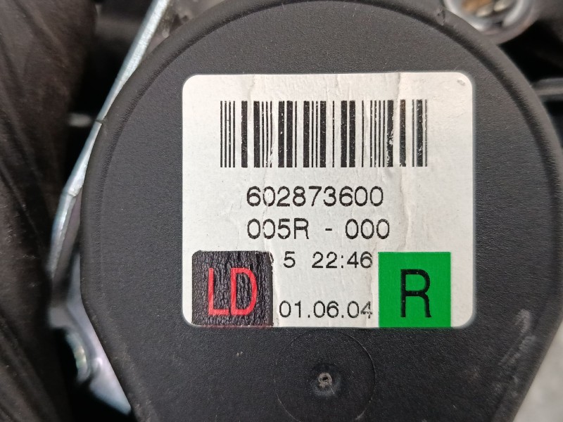 Recambio de cinturon seguridad delantero derecho para smart forfour (454) 1.1 (454.030) referencia OEM IAM 602873600  