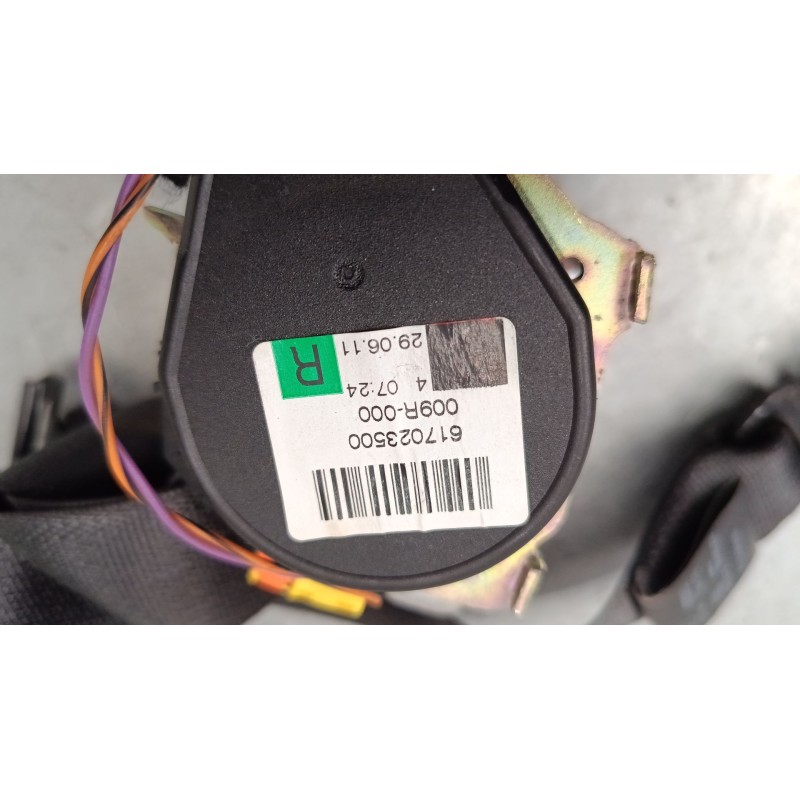 Recambio de cinturon seguridad delantero derecho para opel astra j (p10) 1.4 turbo (68) referencia OEM IAM 617023500  