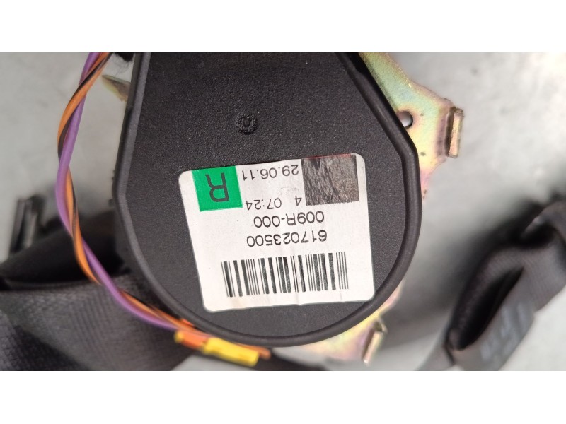Recambio de cinturon seguridad delantero derecho para opel astra j (p10) 1.4 turbo (68) referencia OEM IAM 617023500  