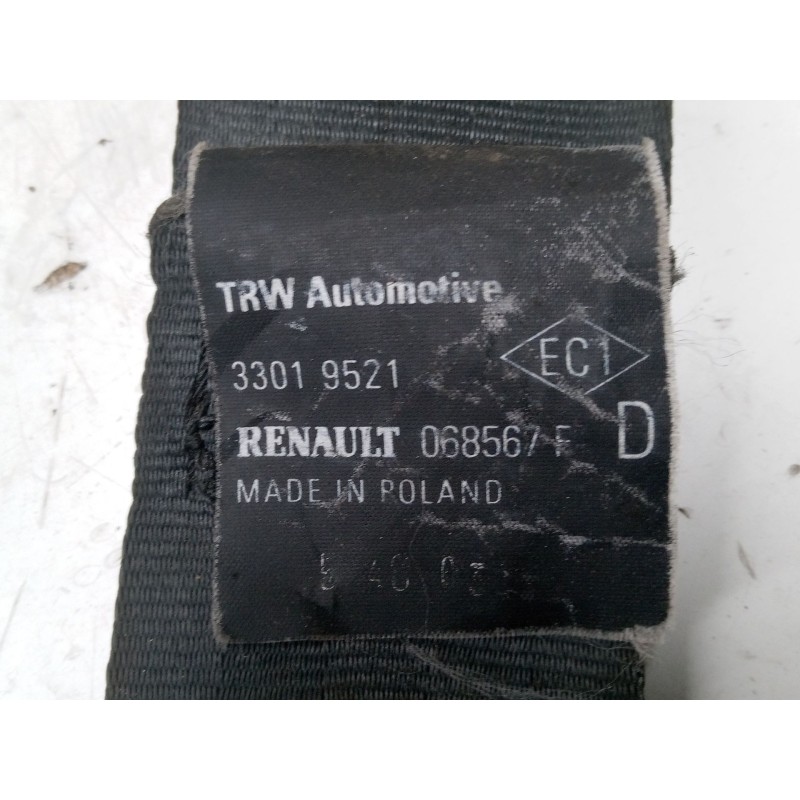 Recambio de cinturon seguridad delantero derecho para renault clio ii (bb_, cb_) 1.2 (bb0a, bb0f, bb10, bb1k, bb28, bb2d, bb2h, 