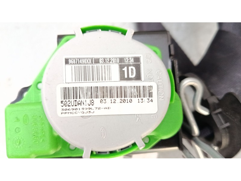 Recambio de cinturon seguridad delantero derecho para citroën c4 ii (nc_) 1.6 vti 120 referencia OEM IAM 96871490XX  