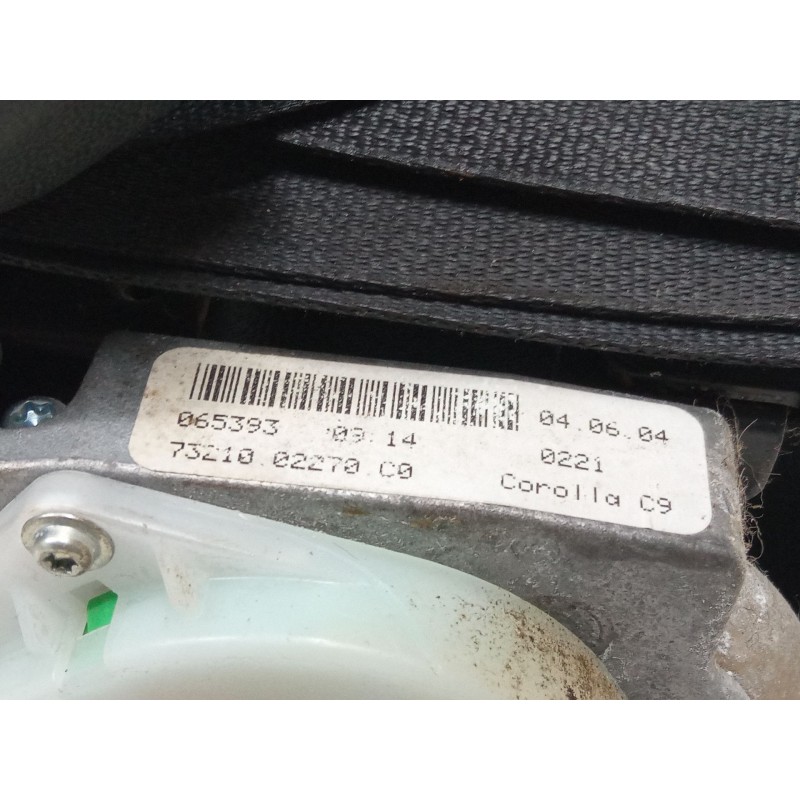 Recambio de cinturon seguridad delantero derecho para toyota corolla (_e12_) 2.0 d-4d (cde120r_, cde120l_) referencia OEM IAM 73