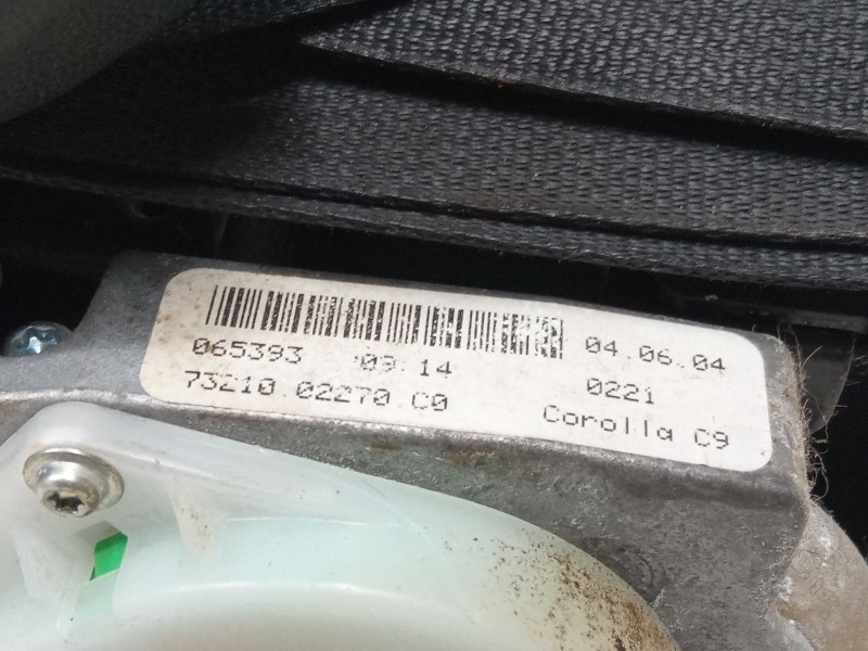 Recambio de cinturon seguridad delantero derecho para toyota corolla (_e12_) 2.0 d-4d (cde120r_, cde120l_) referencia OEM IAM 73