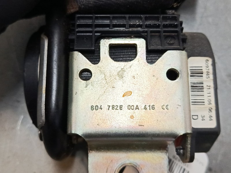 Recambio de cinturon seguridad delantero derecho para volkswagen polo iv (9n_, 9a_) 1.4 16v referencia OEM IAM 6097445  