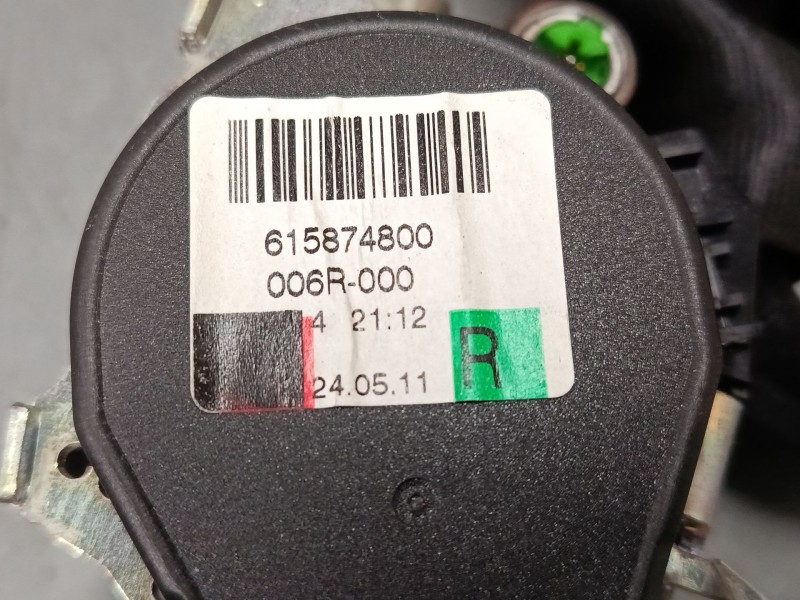 Recambio de cinturon seguridad delantero derecho para ford c-max ii (dxa/cb7, dxa/ceu) 1.0 ecoboost referencia OEM IAM 615874800