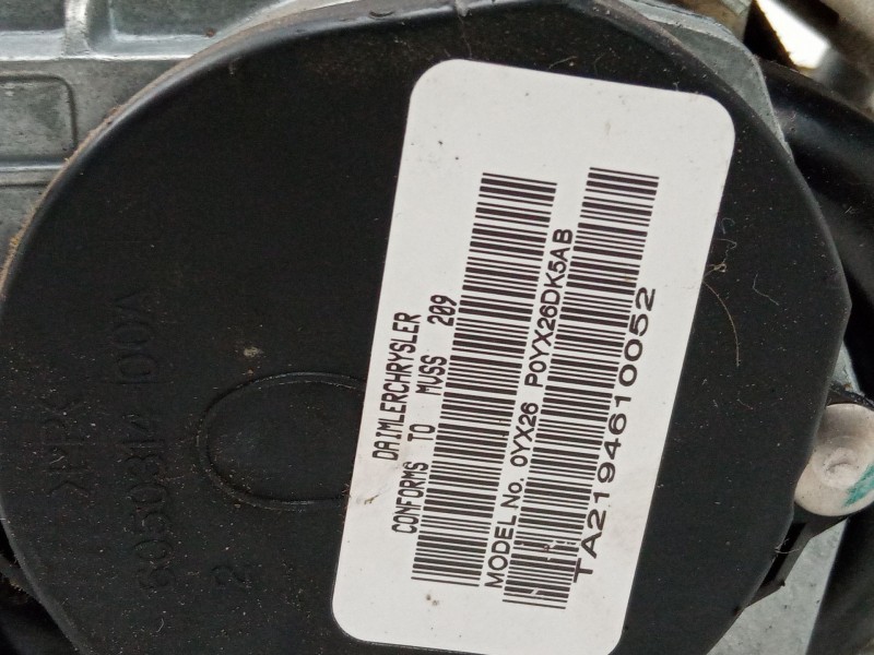 Recambio de cinturon seguridad delantero derecho para dodge caliber 2.0 crd referencia OEM IAM 605924800B  