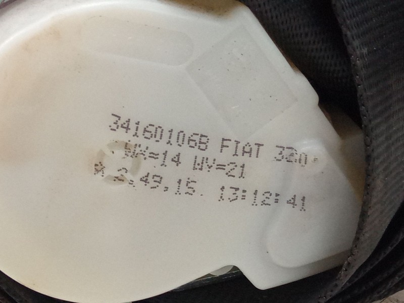Recambio de cinturon seguridad trasero izquierdo para fiat 500l (351_, 352_) 1.4 (199lyb1b) referencia OEM IAM 07356246710  