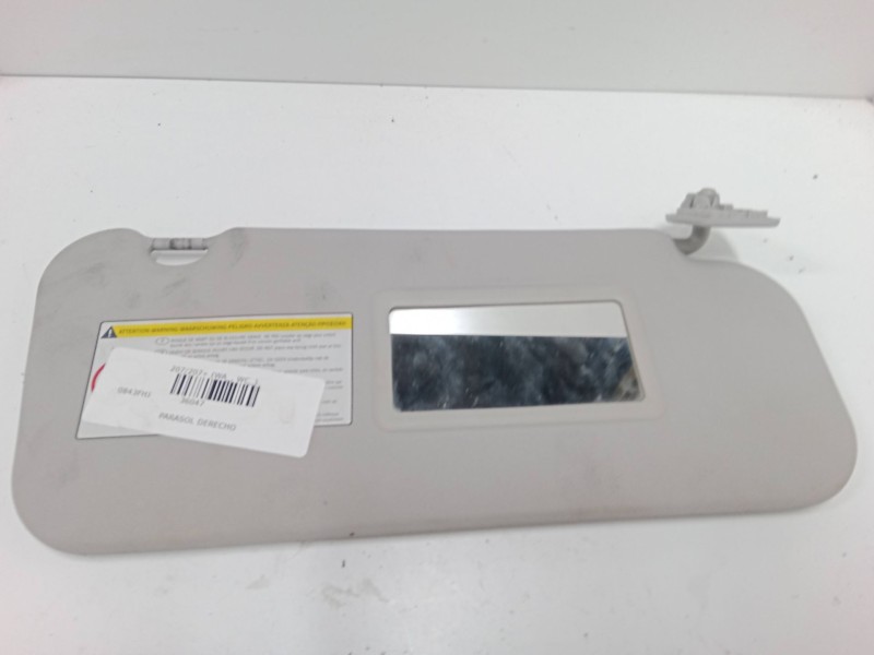 Recambio de parasol derecho para peugeot 207/207+ (wa_, wc_) 1.4 16v referencia OEM IAM   