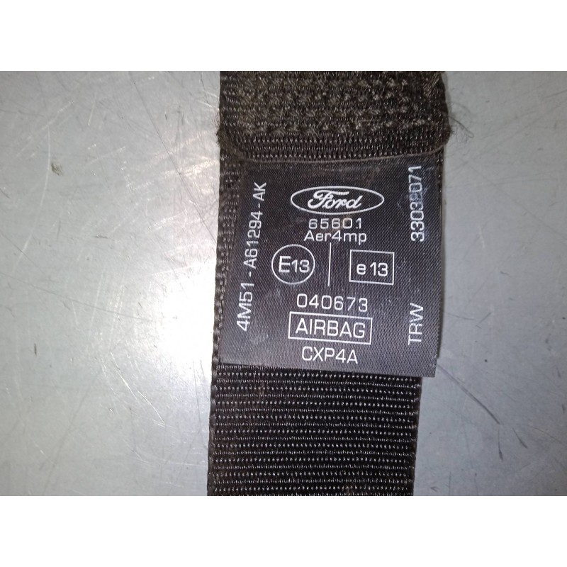 Recambio de cinturon seguridad delantero derecho para ford focus ii (da_, hcp, dp) 1.6 referencia OEM IAM 33032071  