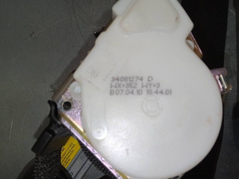 Recambio de cinturon seguridad delantero derecho para fiat 500 c (312_) 1.4 (312cxc1b, 312axc1b) referencia OEM IAM 07354654010 