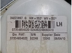 Recambio de cinturon seguridad delantero izquierdo para fiat 500 c (312_) 1.4 (312cxc1b, 312axc1b) referencia OEM IAM 0735465402 2
