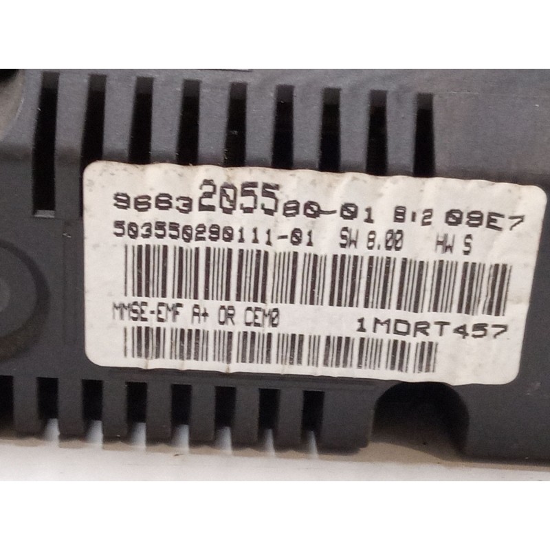 Recambio de pantalla interior reloj para peugeot 207/207+ (wa_, wc_) 1.6 hdi referencia OEM IAM 9663205580  