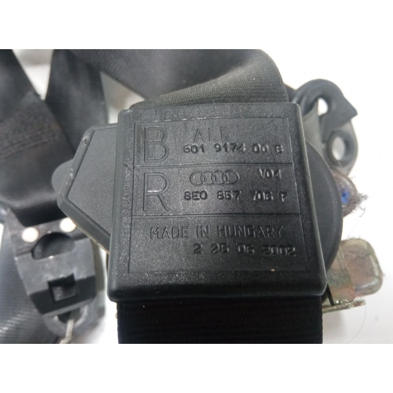 Recambio de cinturon seguridad delantero derecho para audi a4 b6 avant (8e5) 1.9 tdi referencia OEM IAM 8E0857706  