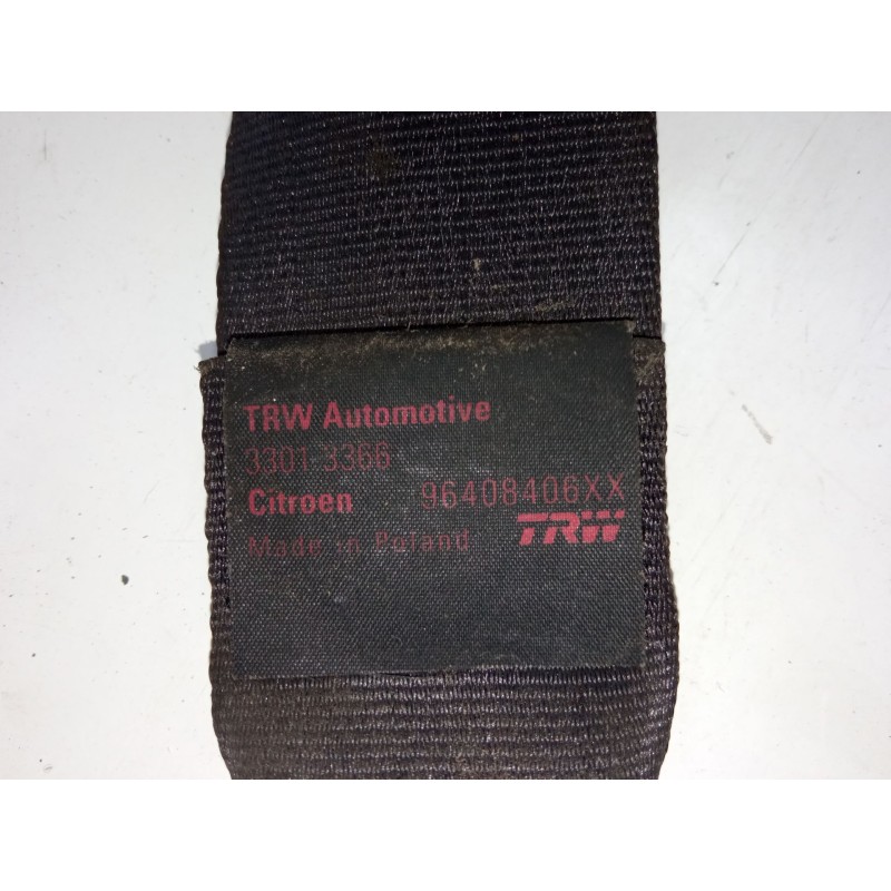 Recambio de cinturon seguridad delantero derecho para citroën c3 i (fc_, fn_) 1.4 i referencia OEM IAM 96408406XX  