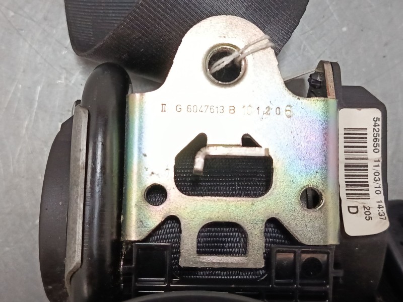 Recambio de cinturon seguridad delantero derecho para seat altea xl (5p5, 5p8) 1.4 tsi referencia OEM IAM 5425650  