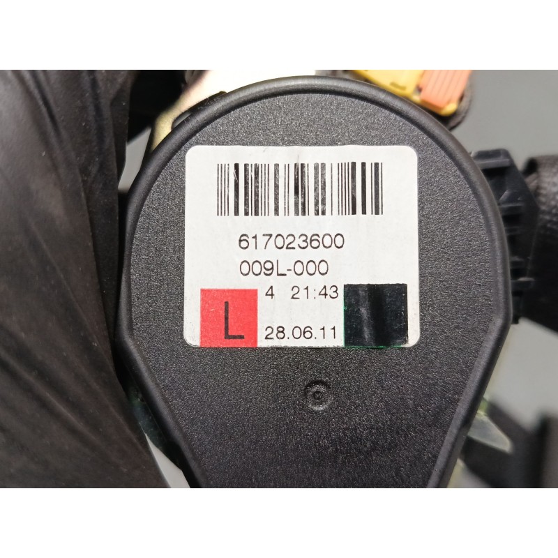 Recambio de cinturon seguridad delantero izquierdo para opel astra j (p10) 1.4 turbo (68) referencia OEM IAM 617023600  