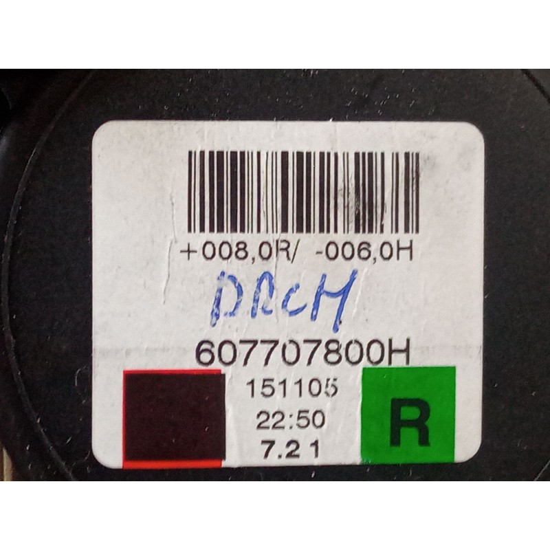 Recambio de cinturon seguridad delantero derecho para opel corsa e (x15) 1.3 cdti (08, 68) referencia OEM IAM 607707800H  
