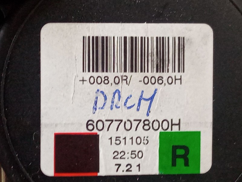 Recambio de cinturon seguridad delantero derecho para opel corsa e (x15) 1.3 cdti (08, 68) referencia OEM IAM 607707800H  