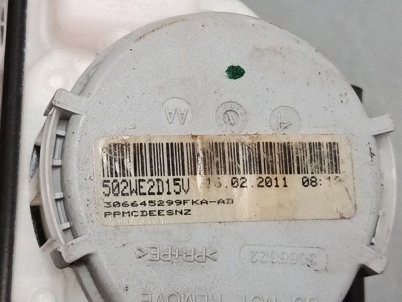 Recambio de cinturon seguridad delantero derecho para toyota verso (_r2_) 1.6 (zgr20_) referencia OEM IAM 306645299  