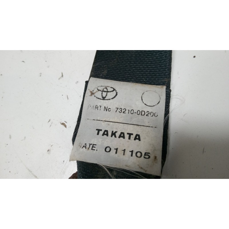 Recambio de cinturon seguridad delantero derecho para toyota yaris (_p9_) 1.4 d-4d (nlp90_) referencia OEM IAM 73210 0D200  