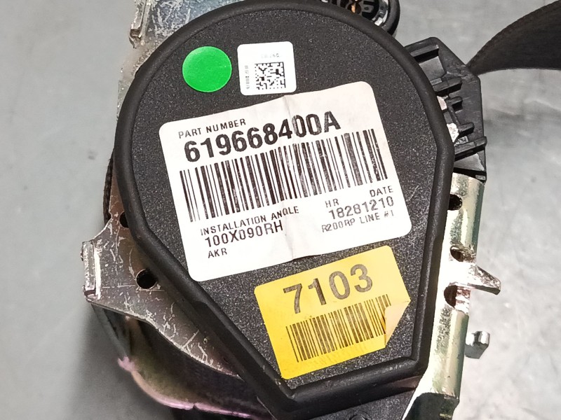 Recambio de cinturon seguridad delantero derecho para chevrolet orlando (j309) 2.0 d referencia OEM IAM 619668400A  