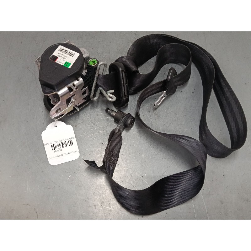 Recambio de cinturon seguridad delantero derecho para ford c-max ii (dxa/cb7, dxa/ceu) 1.6 ti referencia OEM IAM 615874800  