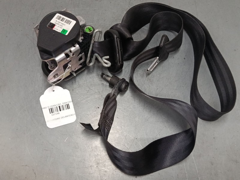 Recambio de cinturon seguridad delantero derecho para ford c-max ii (dxa/cb7, dxa/ceu) 1.6 ti referencia OEM IAM 615874800  