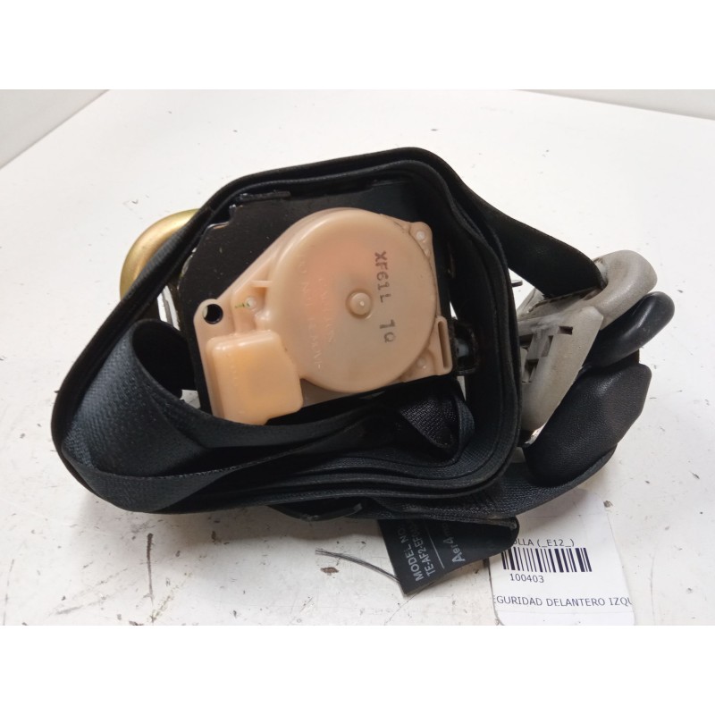 Recambio de cinturon seguridad delantero izquierdo para toyota corolla (_e12_) 2.0 d-4d (cde120r_, cde120l_) referencia OEM IAM 