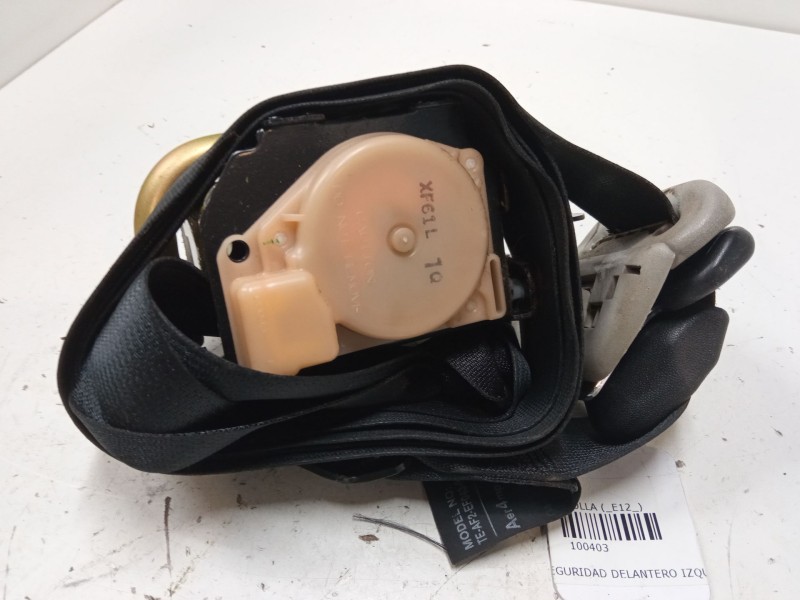 Recambio de cinturon seguridad delantero izquierdo para toyota corolla (_e12_) 2.0 d-4d (cde120r_, cde120l_) referencia OEM IAM 