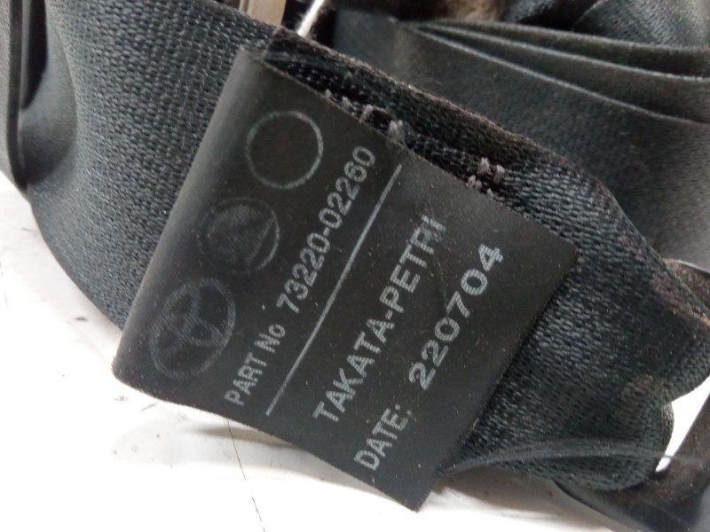 Recambio de cinturon seguridad delantero izquierdo para toyota corolla (_e12_) 2.0 d-4d (cde120r_, cde120l_) referencia OEM IAM 