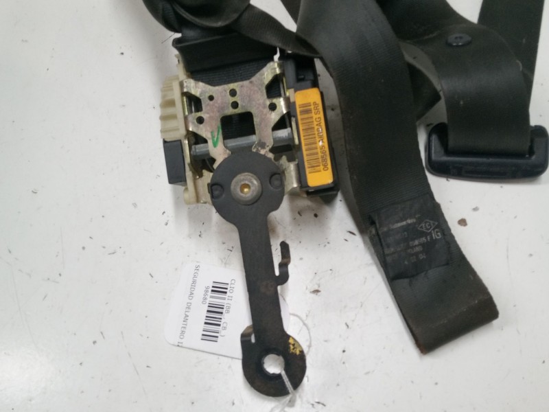 Recambio de cinturon seguridad delantero izquierdo para renault clio ii (bb_, cb_) 1.2 (bb0a, bb0f, bb10, bb1k, bb28, bb2d, bb2h