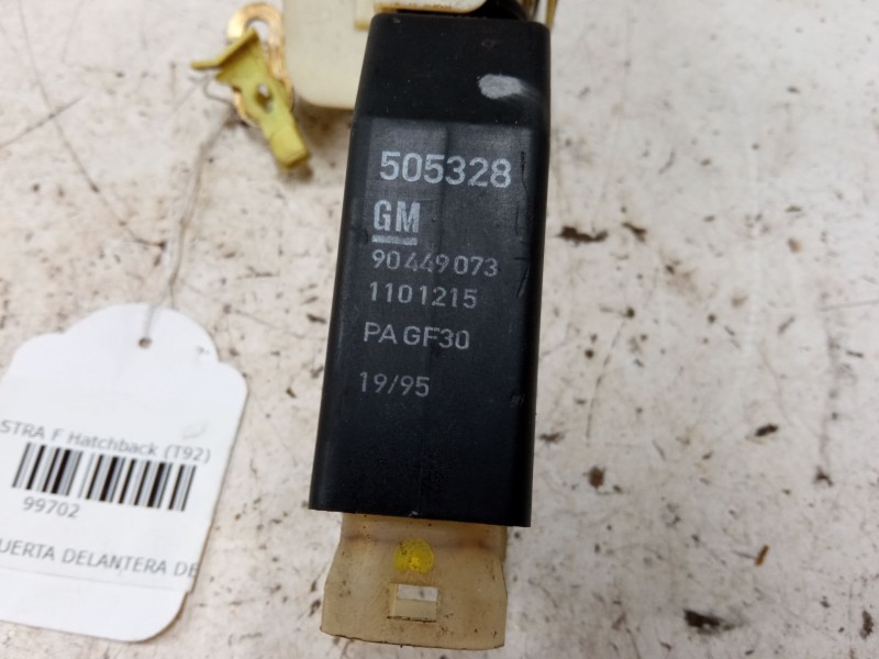 Recambio de cerradura puerta delantera derecha para opel astra f hatchback (t92) 1.8 i 16v (f08, m08, f68, m68) referencia OEM I