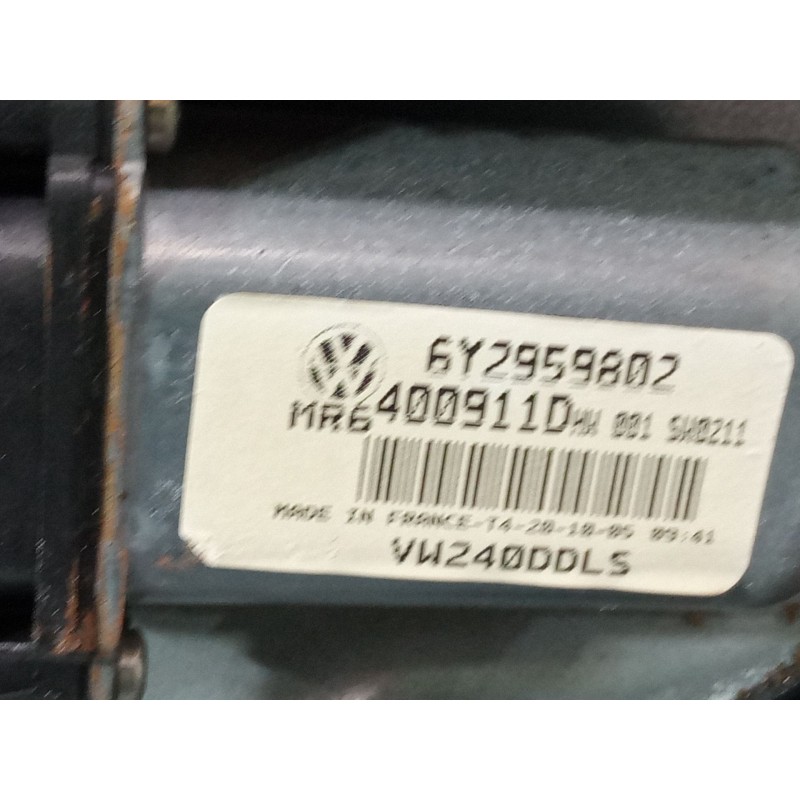 Recambio de elevalunas electrico delantero izquierdo para volkswagen polo iv (9n_, 9a_) 1.4 tdi referencia OEM IAM 06Q3837401S 6