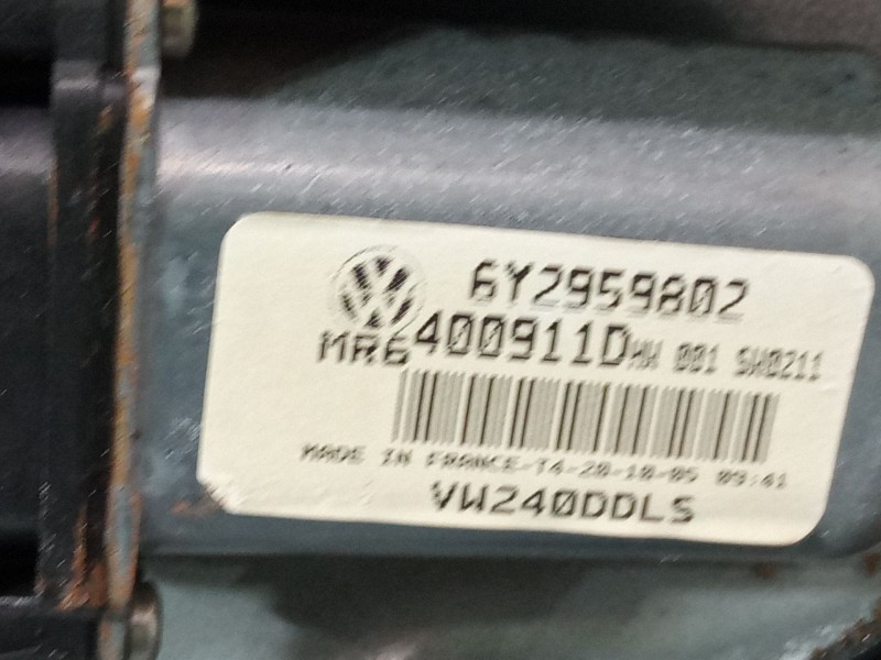 Recambio de elevalunas electrico delantero izquierdo para volkswagen polo iv (9n_, 9a_) 1.4 tdi referencia OEM IAM 06Q3837401S 6