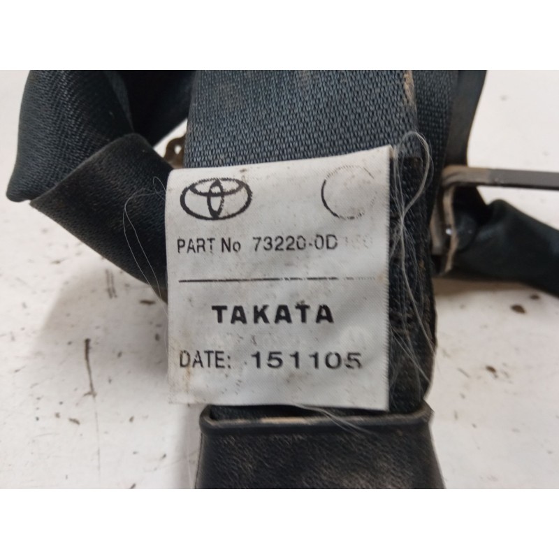 Recambio de cinturon seguridad delantero izquierdo para toyota yaris (_p9_) 1.4 d-4d (nlp90_) referencia OEM IAM 73220 0D  