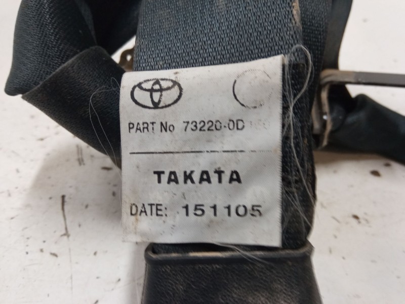 Recambio de cinturon seguridad delantero izquierdo para toyota yaris (_p9_) 1.4 d-4d (nlp90_) referencia OEM IAM 73220 0D  