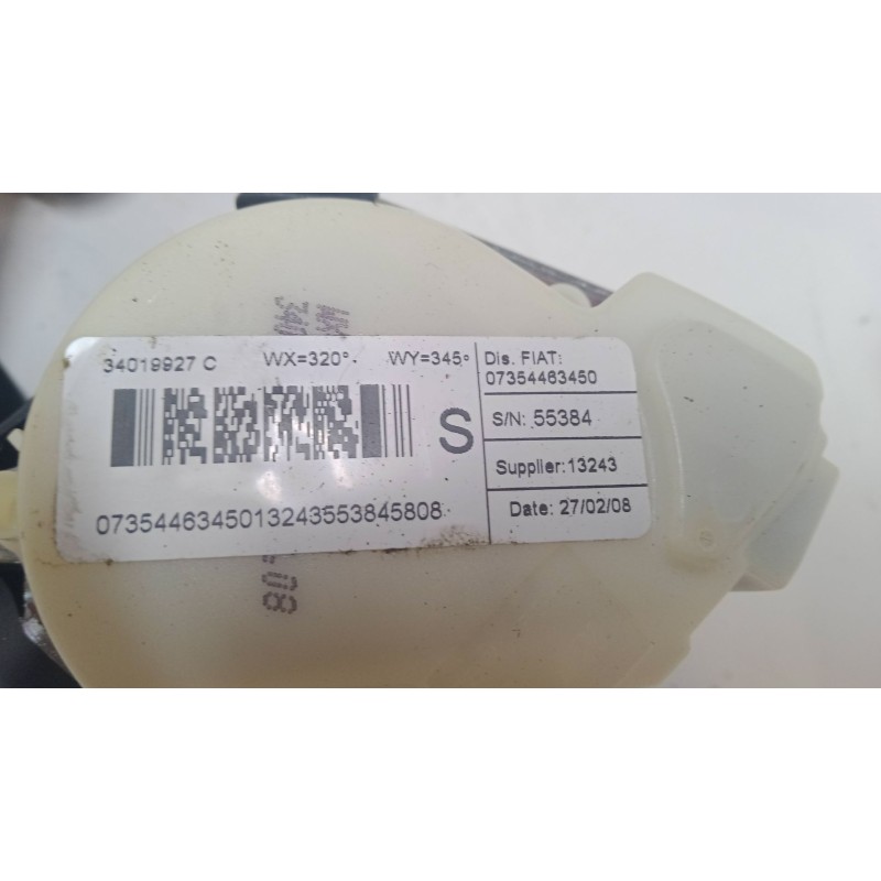 Recambio de cinturon seguridad trasero izquierdo para fiat bravo ii (198_) 1.9 d multijet (198axb1a) referencia OEM IAM 34019927