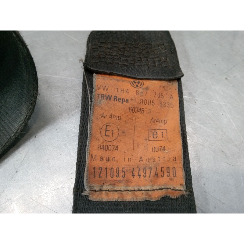 Recambio de cinturon seguridad delantero izquierdo para volkswagen vento (1h2) 1.9 sdi referencia OEM IAM 1H4 857 705 A  