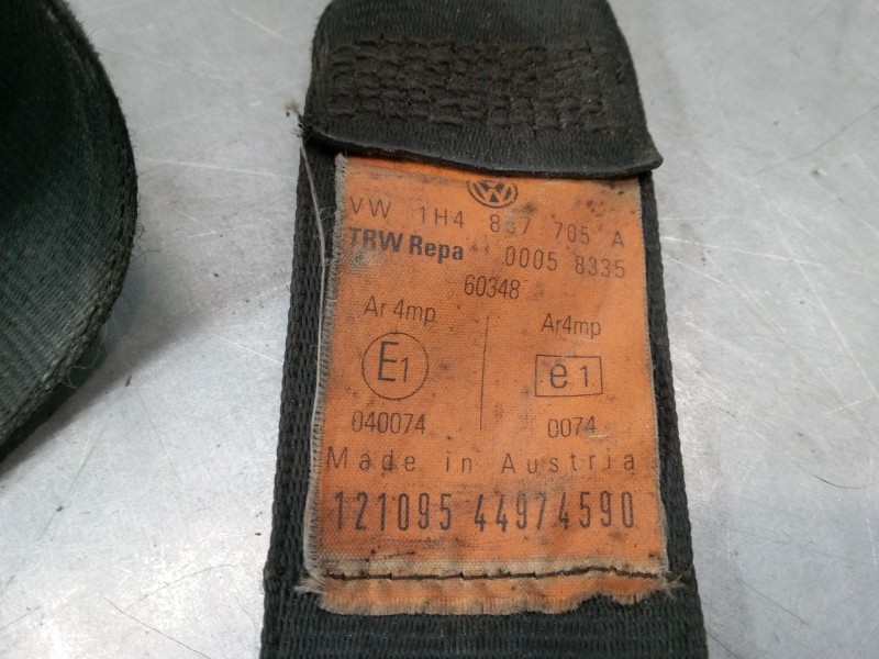 Recambio de cinturon seguridad delantero izquierdo para volkswagen vento (1h2) 1.9 sdi referencia OEM IAM 1H4 857 705 A  