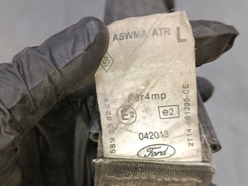 Recambio de cinturon seguridad delantero izquierdo para ford transit connect (p65_, p70_, p80_) 1.8 tdci referencia OEM IAM B507