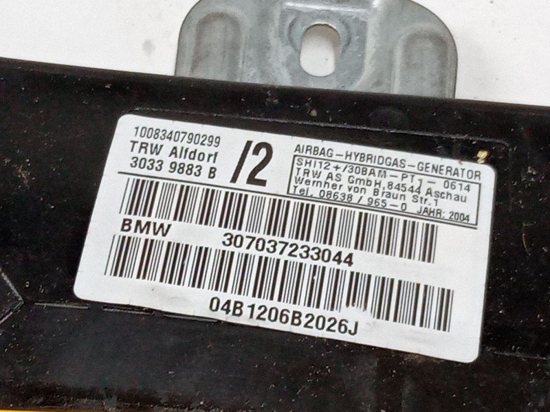Recambio de airbag lateral delantero izquierdo para bmw x5 (e53) 3.0 d referencia OEM IAM 307037233044  