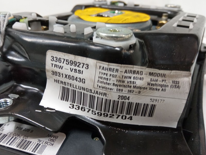 Recambio de airbag volante para bmw x5 (e53) 3.0 d referencia OEM IAM 3367599273  