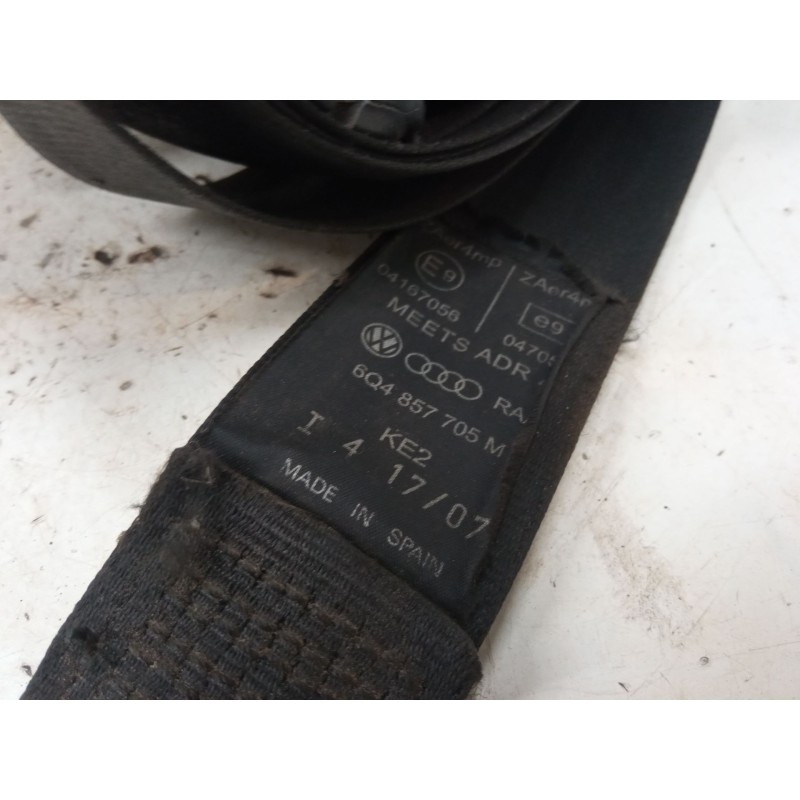 Recambio de cinturon seguridad delantero izquierdo para volkswagen polo iv (9n_, 9a_) 1.4 tdi referencia OEM IAM 6Q4857705M  