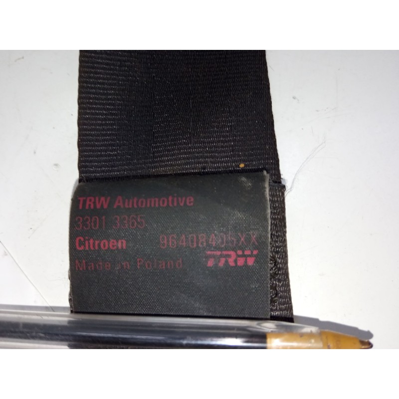 Recambio de cinturon seguridad delantero izquierdo para citroën c3 i (fc_, fn_) 1.4 i referencia OEM IAM 96408405XX  