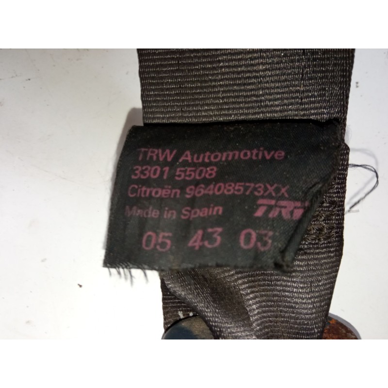 Recambio de cinturon seguridad trasero derecho para citroën c3 i (fc_, fn_) 1.4 i referencia OEM IAM 96408573XX  