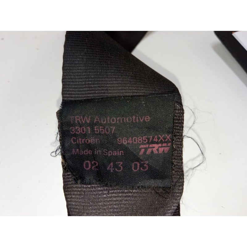 Recambio de cinturon seguridad trasero izquierdo para citroën c3 i (fc_, fn_) 1.4 i referencia OEM IAM 96408574XX  