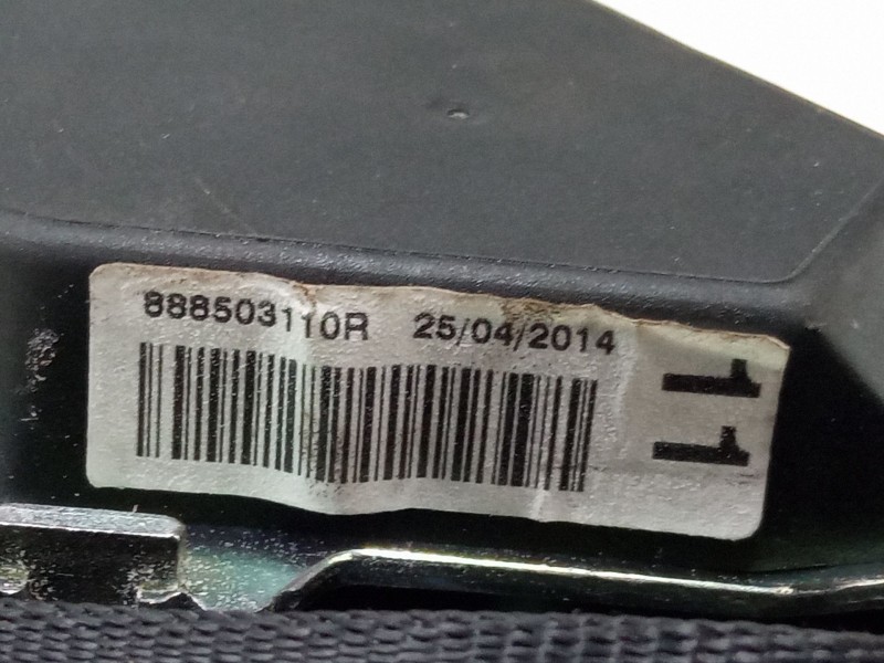 Recambio de cinturon seguridad trasero central para renault clio iv (bh_) 1.2 16v referencia OEM IAM 888503110R  