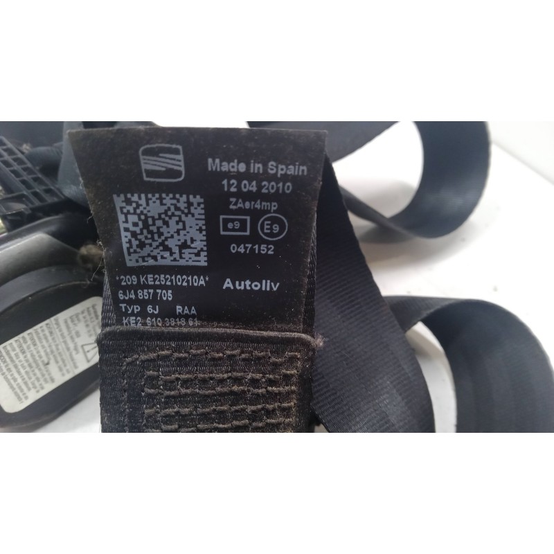 Recambio de cinturon seguridad delantero izquierdo para seat ibiza iv (6j5, 6p1) 1.4 tdi referencia OEM IAM 6098572  