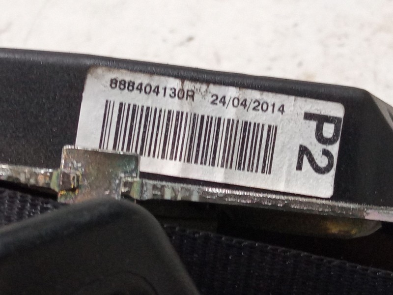 Recambio de cinturon seguridad trasero derecho para renault clio iv (bh_) 1.2 16v referencia OEM IAM 888404130R  